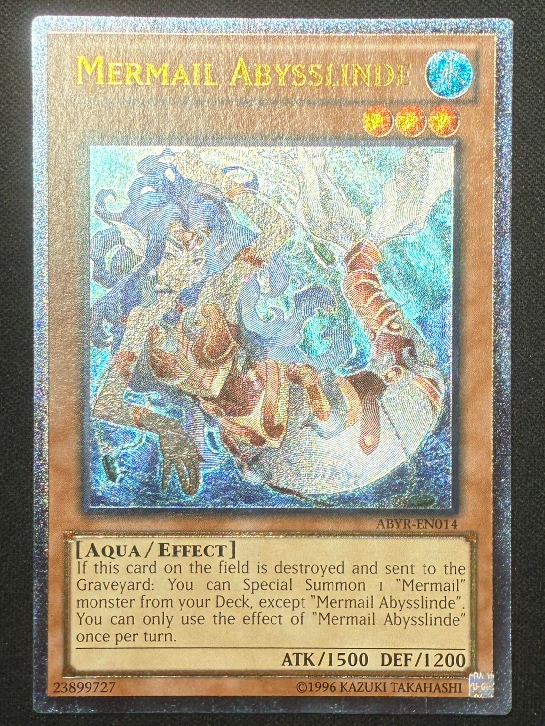 遊戯王】水精鱗アビスリンデ Mermail Abysslinde レリーフ