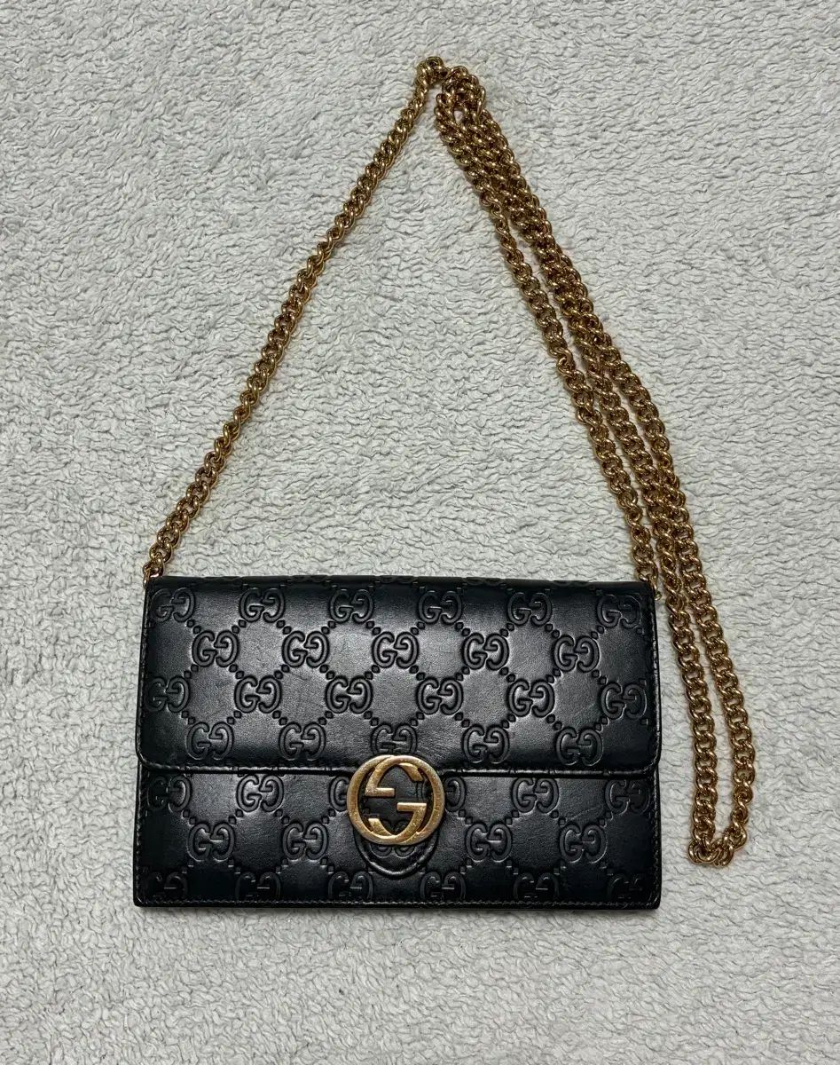 (正規品)GUCCI グッチ GG インターロッキング チェーン クロスバック ミニ