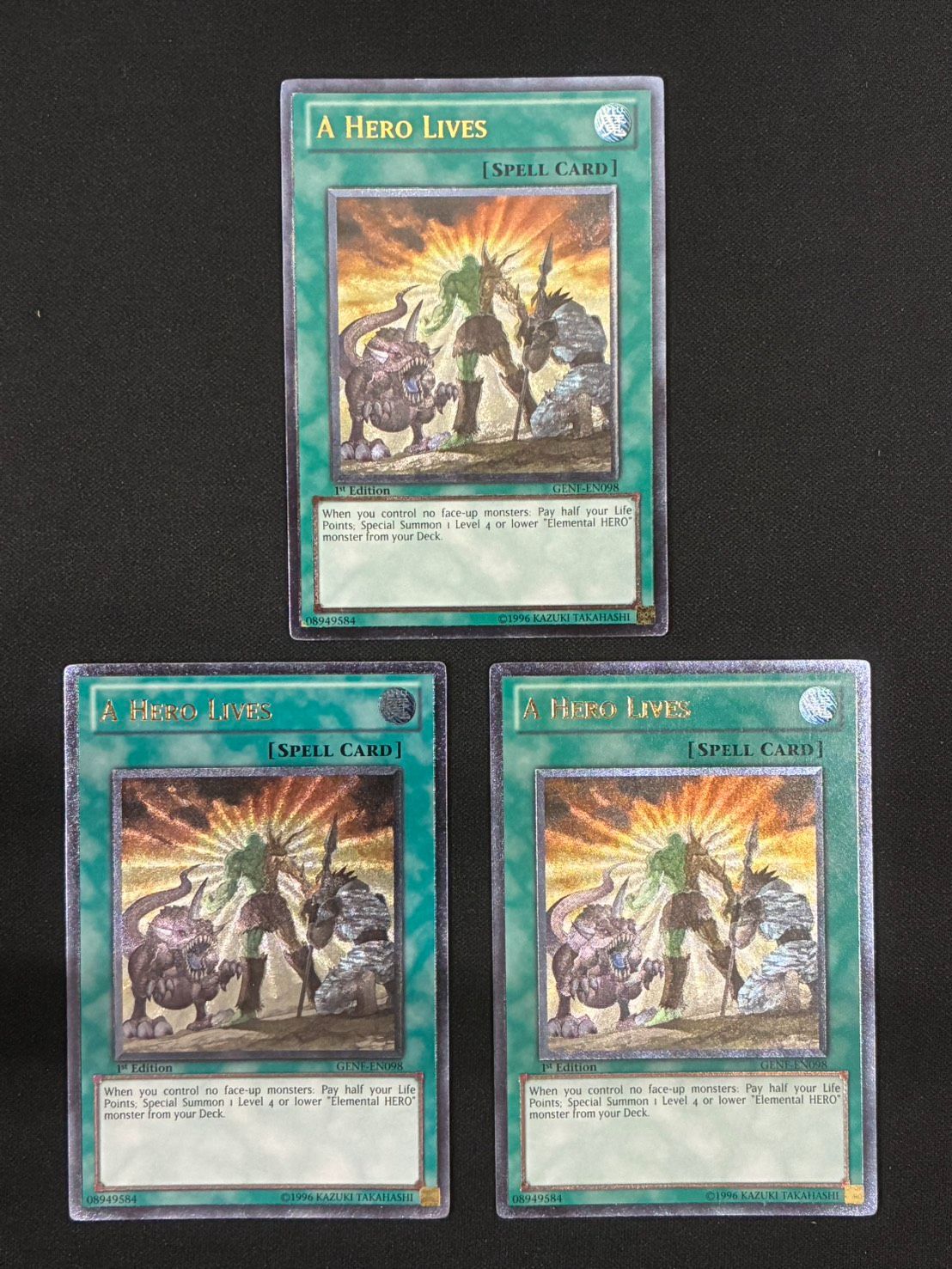 遊戯王】ヒーローアライブ A Hero Lives レリーフ アルティメットレア