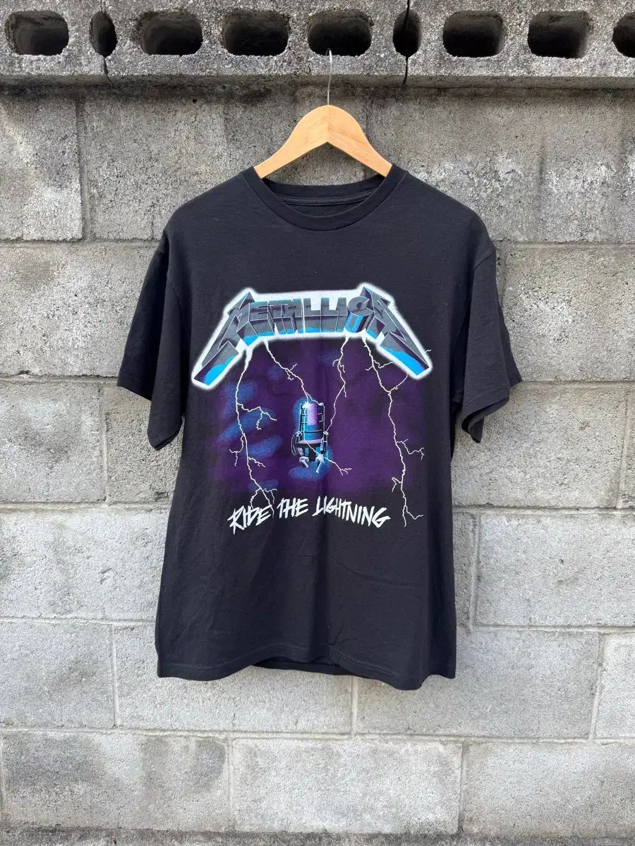 ヴィンテージ METALLICA バンドチーム プリンティング 半袖 Tシャツ L