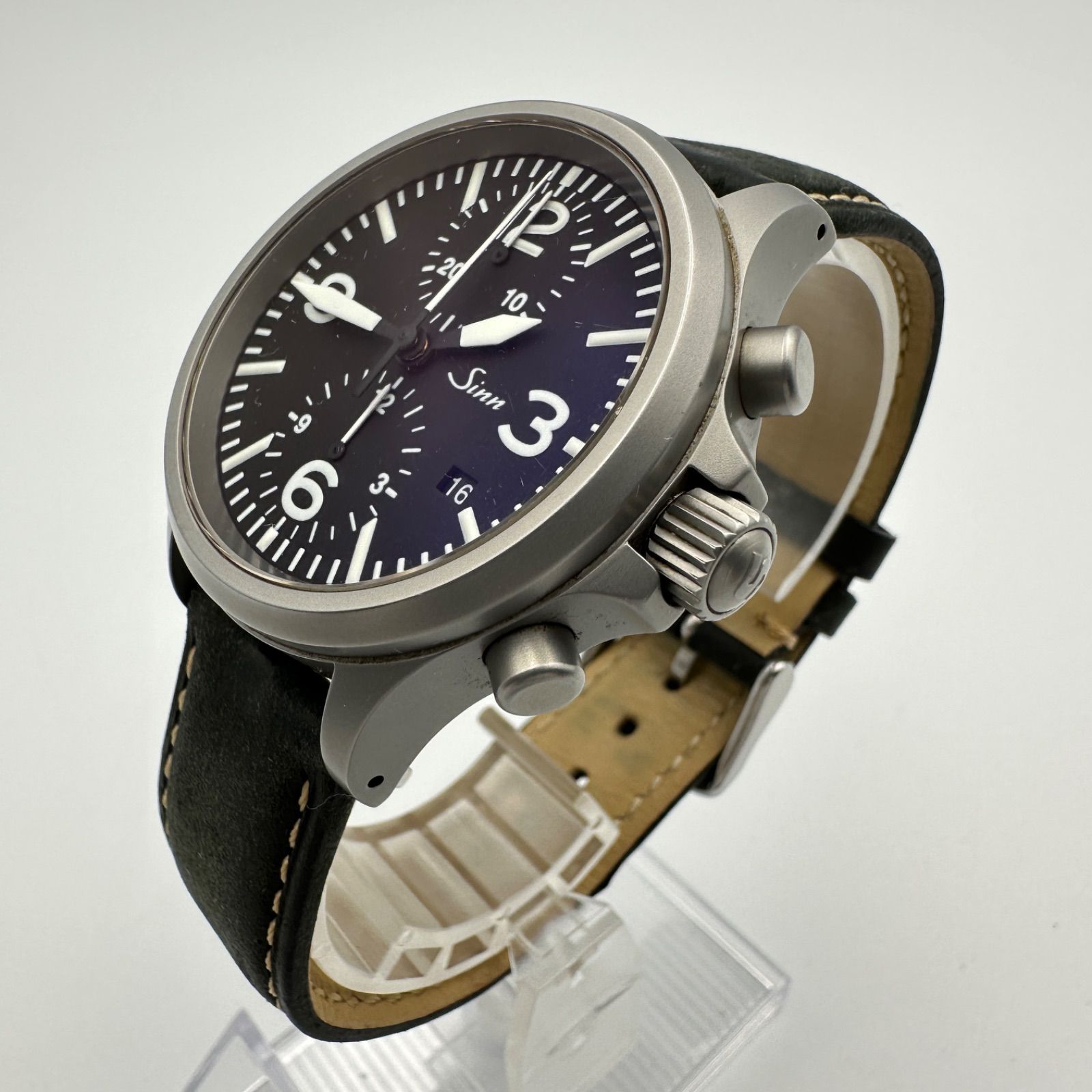sinn ジン 756.0306 クロノグラフ 自動巻き 稼働 - メルカリ