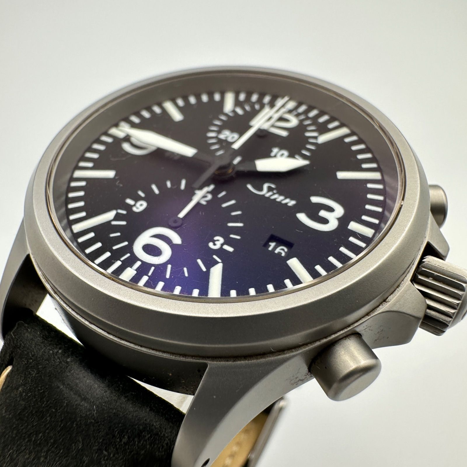 sinn ジン 756.0306 クロノグラフ 自動巻き 稼働 - メルカリ