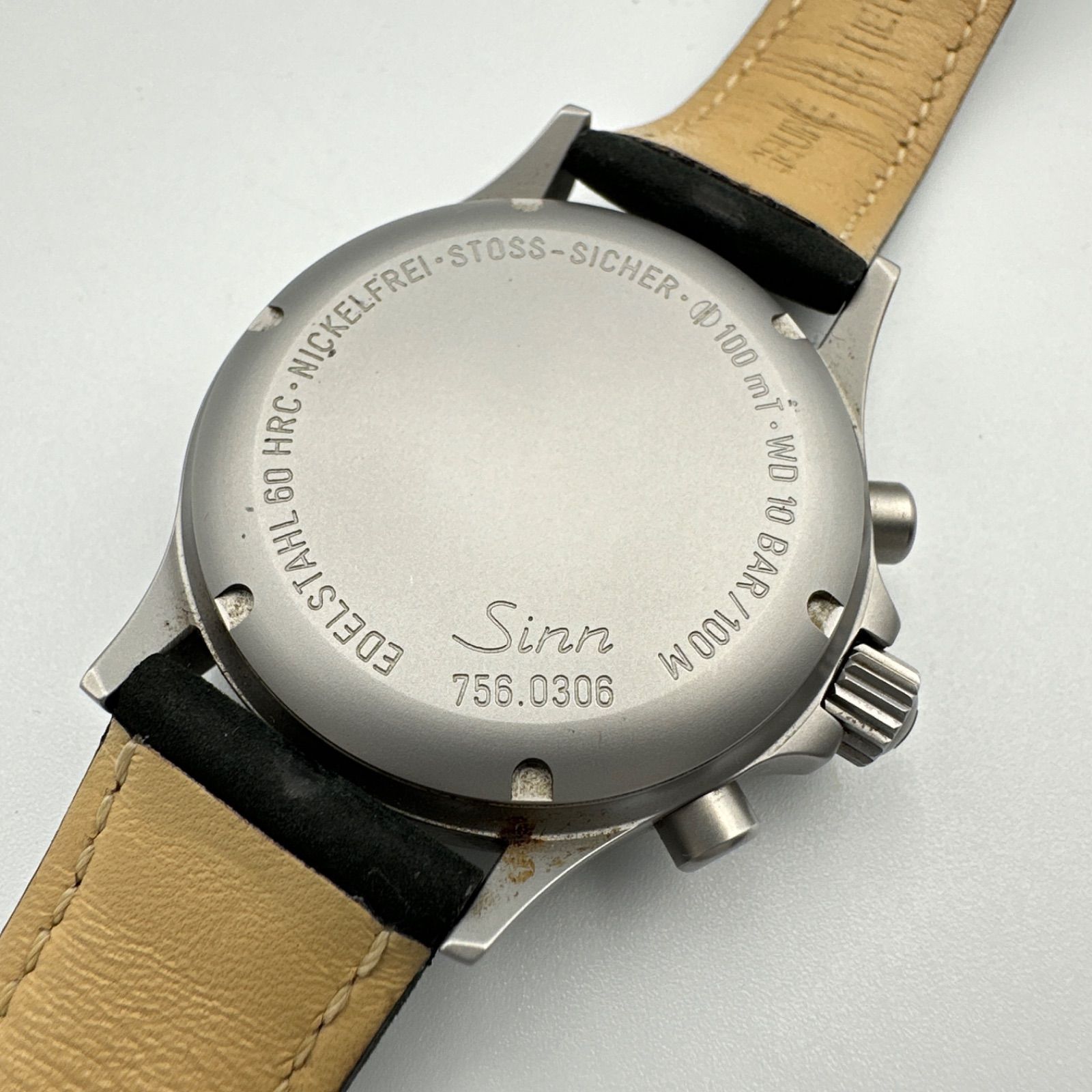 sinn ジン 756.0306 クロノグラフ 自動巻き 稼働 - メルカリ