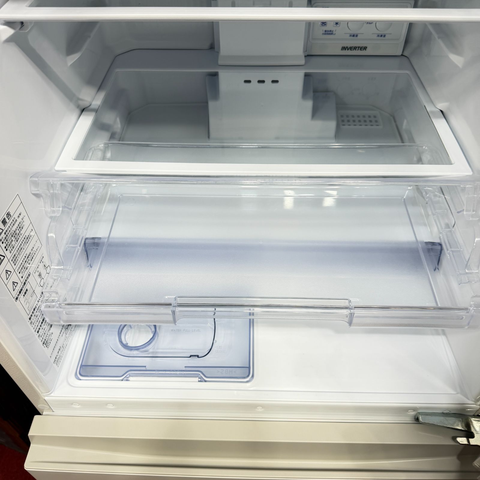 東京23区送料無料 超美品2025年製三菱3ドア冷蔵庫 330L製氷機 分解洗浄 