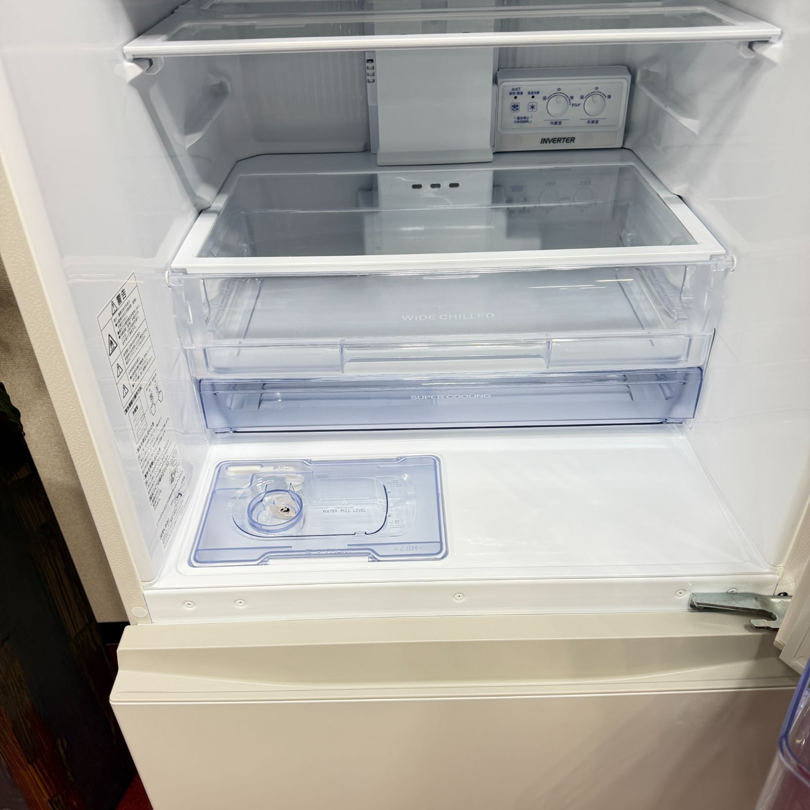 東京23区送料無料 超美品2025年製三菱3ドア冷蔵庫 330L製氷機 分解洗浄 
