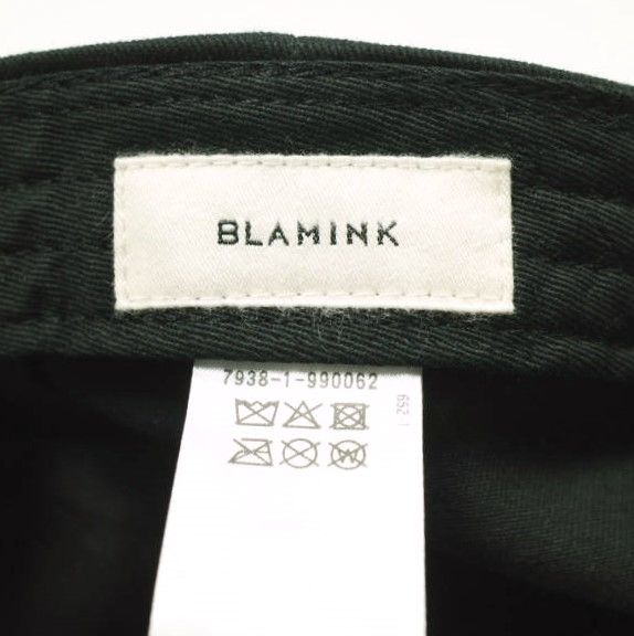BLAMINK ブラミンク 25SS ロゴキャップ 7938-1-990062 Free BLACK