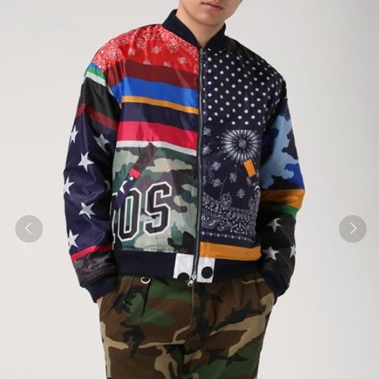 SOPHNET. ソフネット 日本製 REVERSIBLE SOUVENIR JACKET リバーシブル 