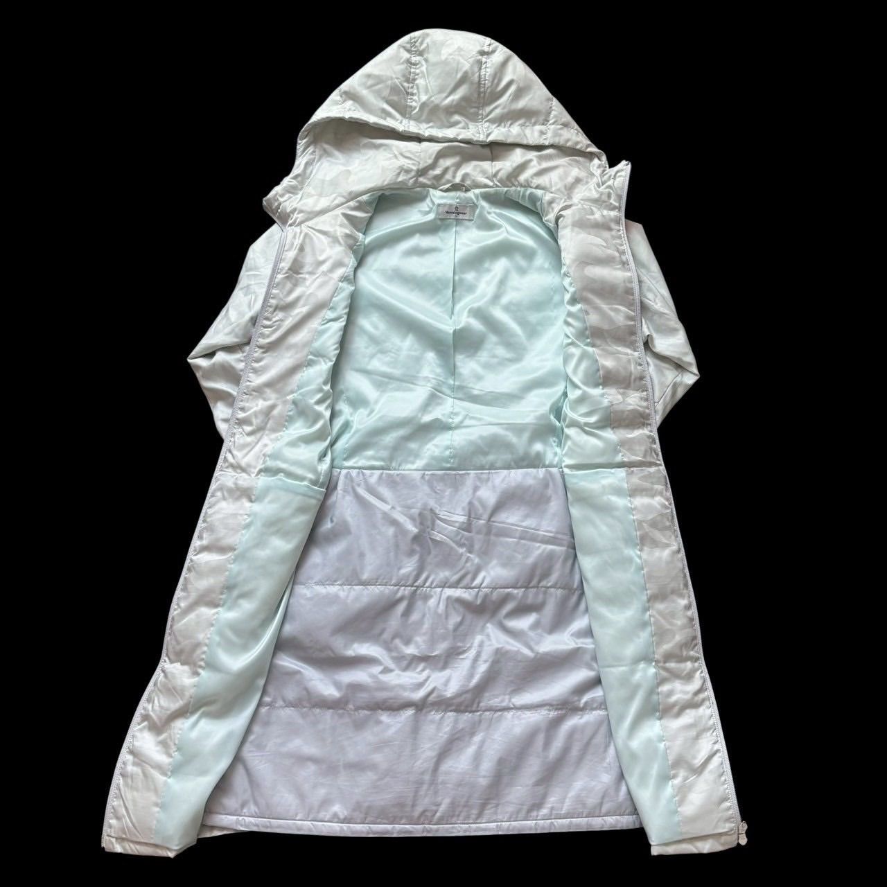 Munsingwear マンシングウェア ロングダウンコート 白系 ホワイト系