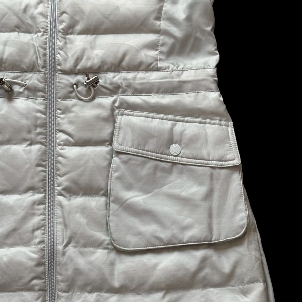 Munsingwear マンシングウェア ロングダウンコート 白系 ホワイト系