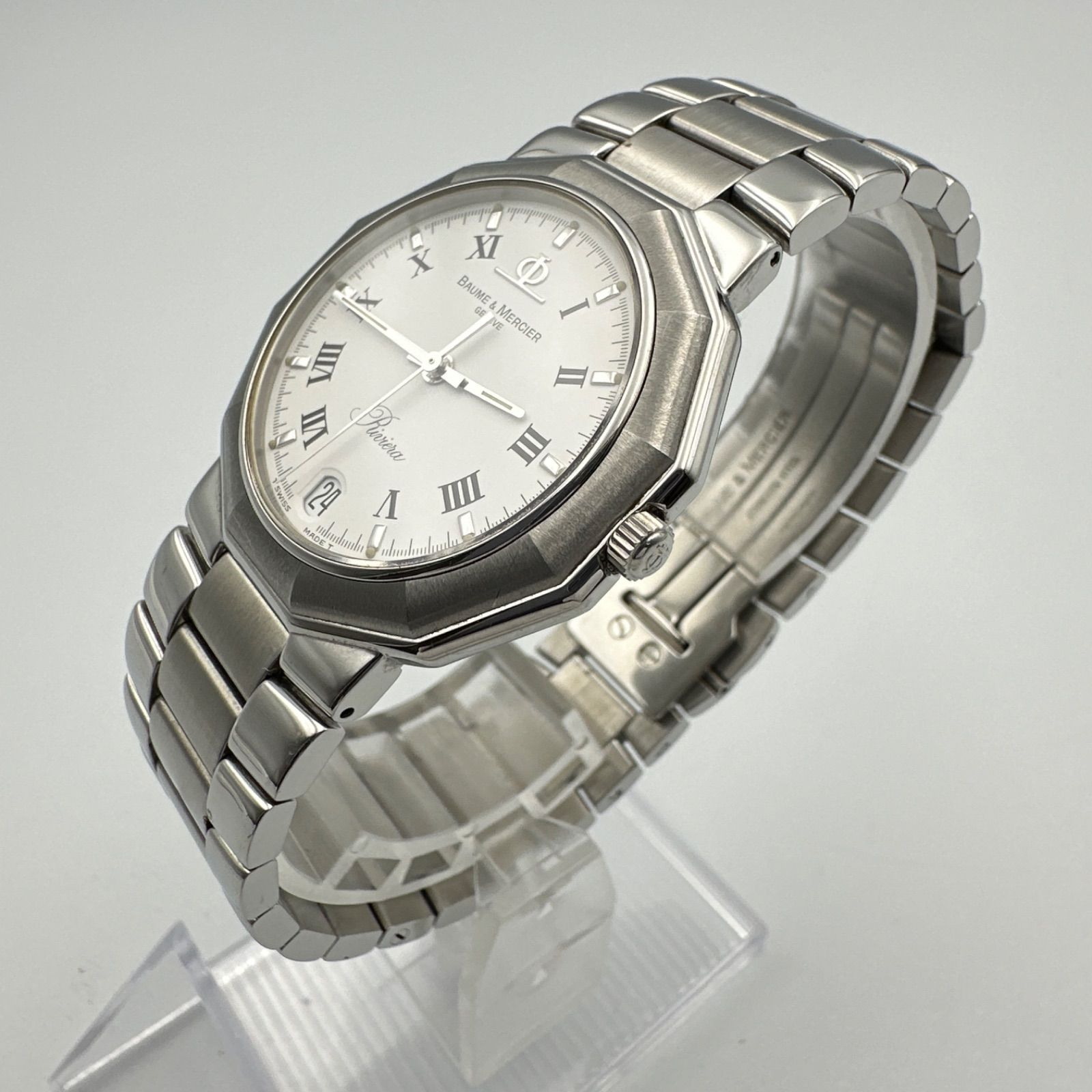 Baume & Mercier ボーム＆メルシェ リビエラ クォーツ 稼働 - メルカリ