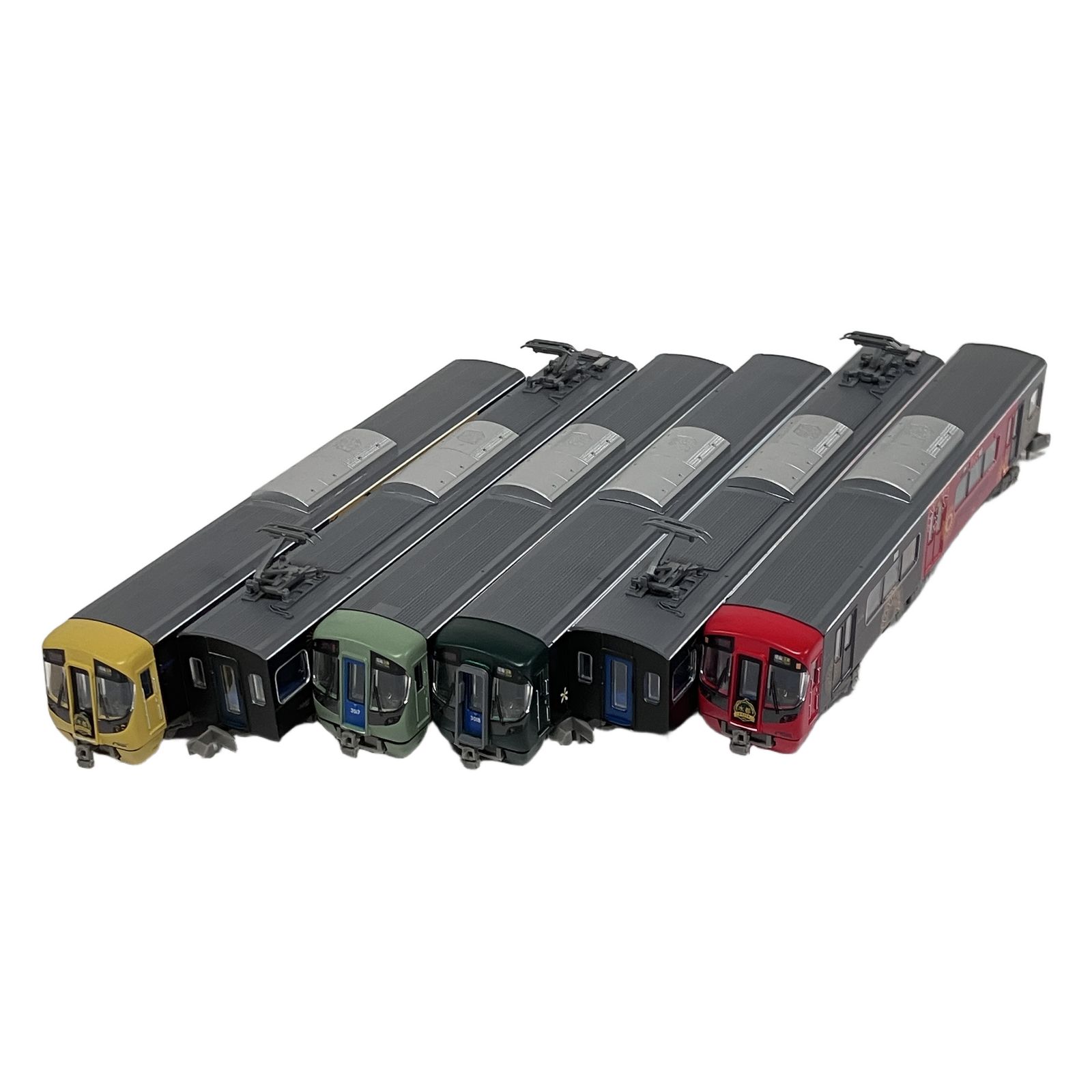 TOMYTEC 西日本鉄道 3000形 柳川観光列車 水都 6両セット Nゲージ 鉄道模型 中古 良好 F11279992