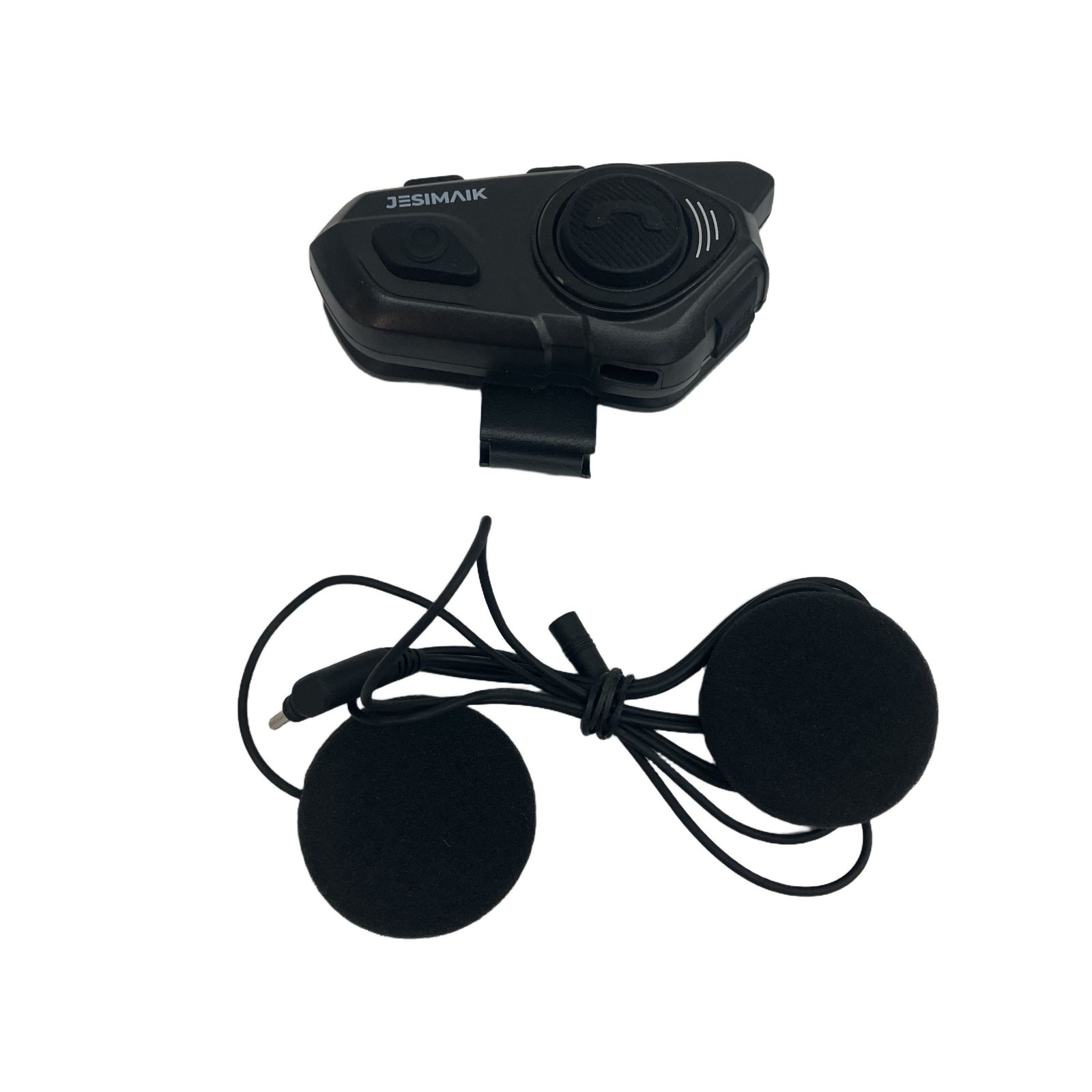 JESIMAIK R16Pro バイク用インカム ブラック Bluetooth FMラジオ 6人同時通話 バイク用品 インターコム 中古 C11282744