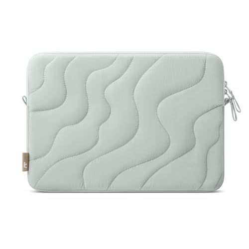 tomtoc 360°保護 ふわふわ パソコンケース 13インチ MacBook Air M5 2026 M4 2025/M3/M2/M1 / MacBook Pro 13 M2 M1 / 13インチ MacBook Neo対応 軽量 キルティング スリーブt