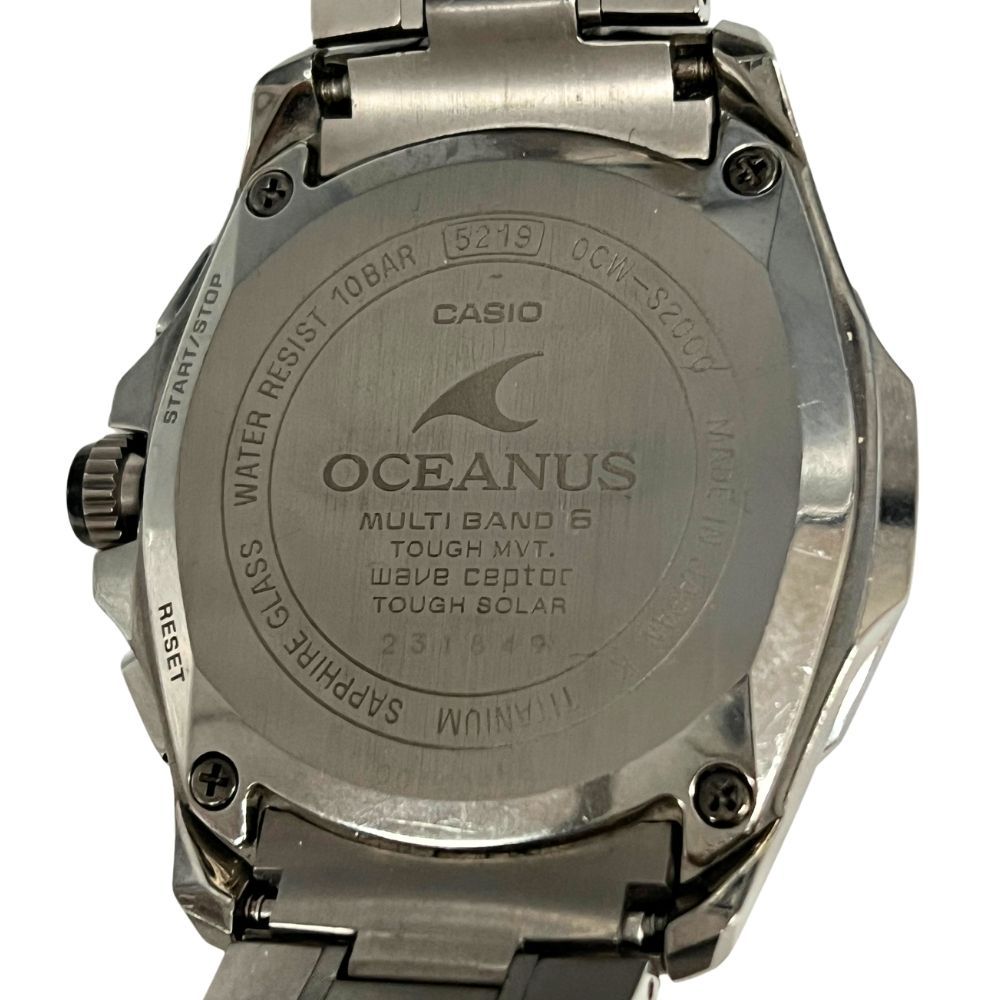 CASIO カシオ オシアナス マンタ OCW-S2000 ソーラー電波 腕時計 正規