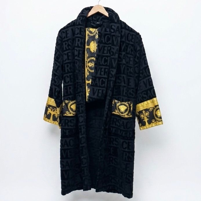 【未使用 タグ付き】VERSACE ヴェルサーチ バスローブ ガウン メンズ