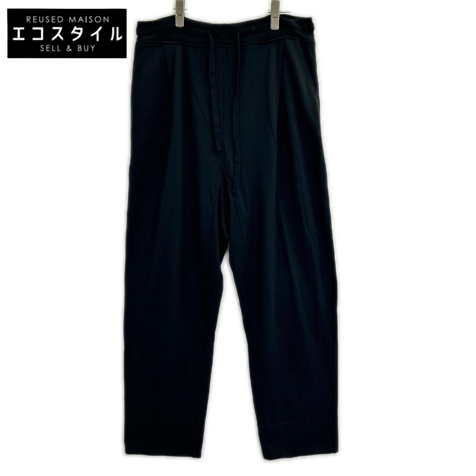 YINDIGO A M　インディゴ A モチヅキ　ブラック シルク サルエルパンツ　52