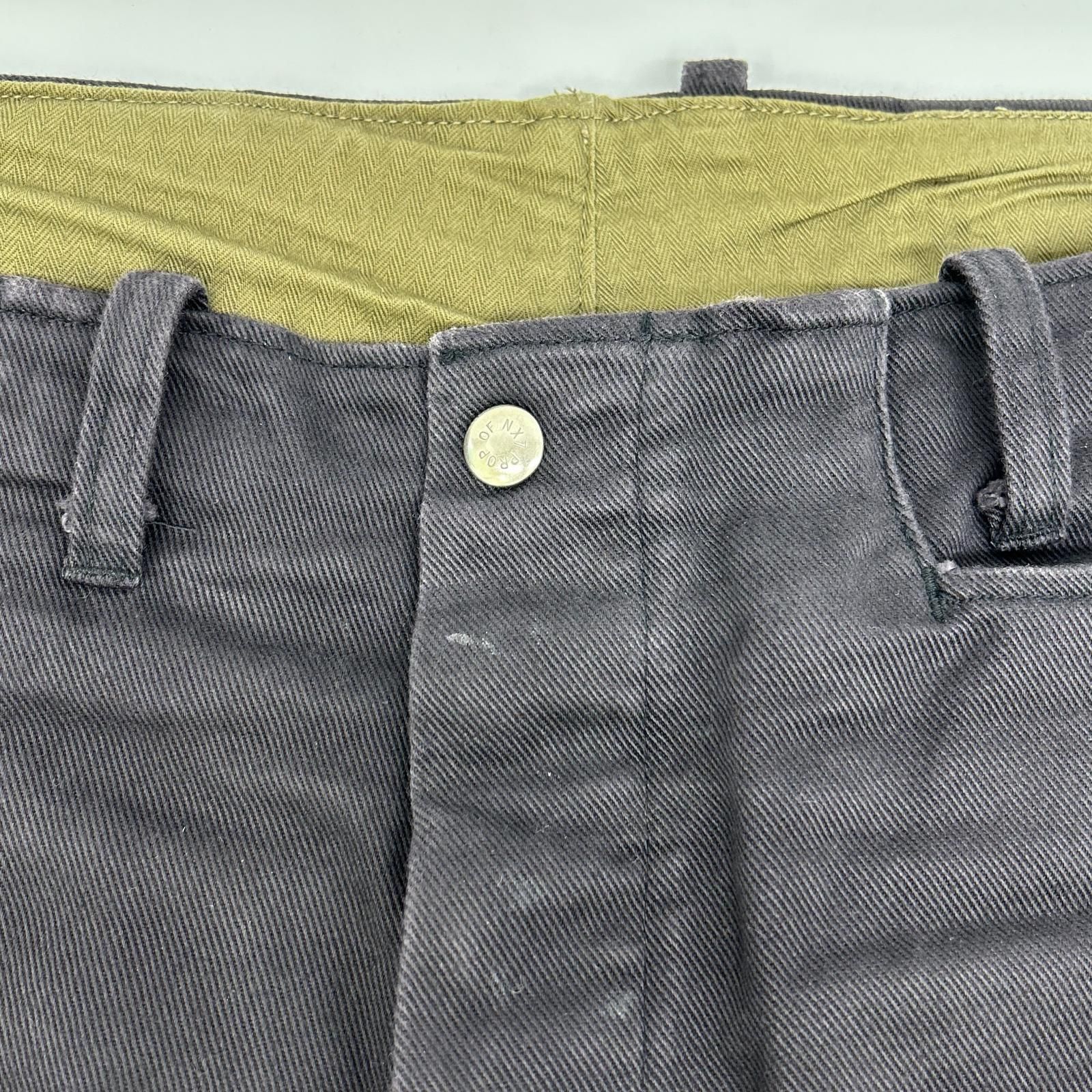 NEXUSVII.　ネクサスセブン　RWS-NYT-P01 グレー×カーキ コットン ORIGINAL FRISCO PANTS/オリジナルフリスコパンツ　46