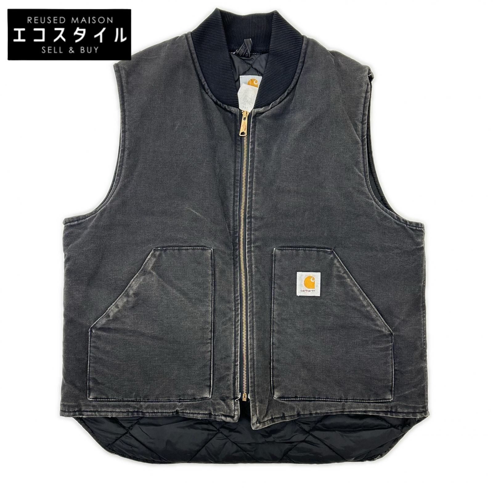 carhartt カーハート 90~00年代 ブラック フェード ダックベスト