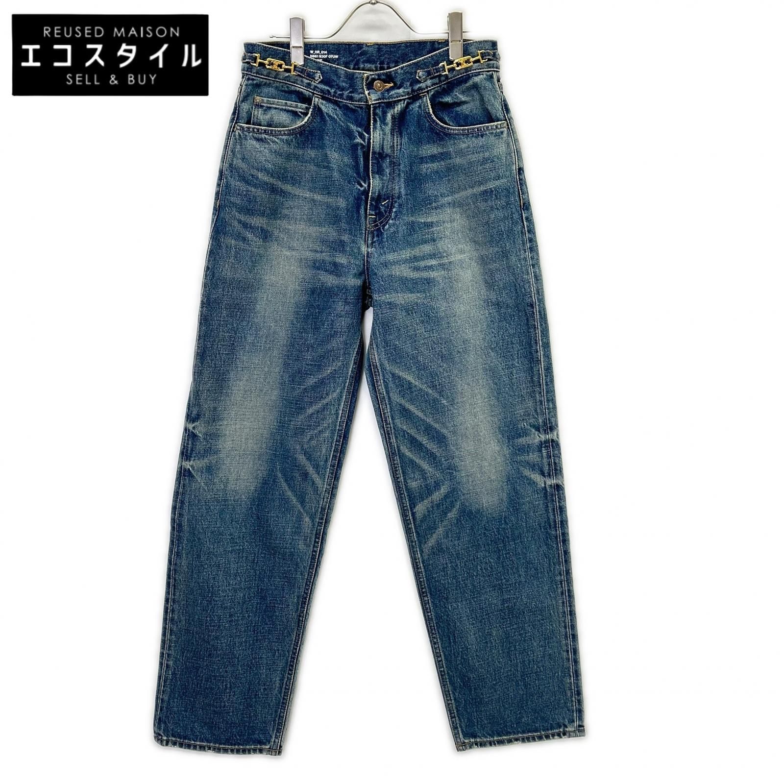 CELINE　セリーヌ　W_HR_014 N861 930F 07UW マカダム金具 マーガレットデニム