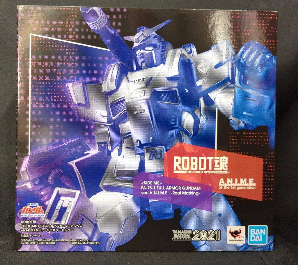 BANDAI SPIRITS ROBOT魂＜SIDE MS＞魂ネイション2021 機動戦士ガンダムMSV FA-78-1 フルアーマーガンダム ver. A.N.I.M.E. ~リアルマーキング~ SP