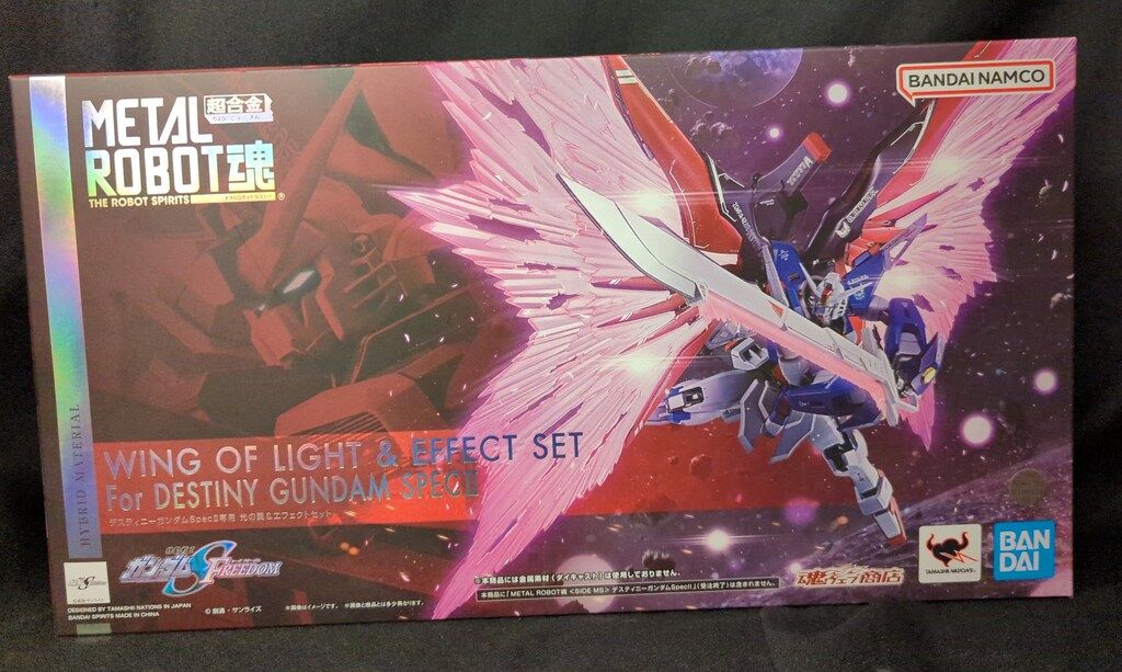 BANDAI SPIRITS METAL ROBOT魂 機動戦士ガンダムSEED FREEDOM デスティニーガンダムSpecII専用光の翼&エフェクトセット