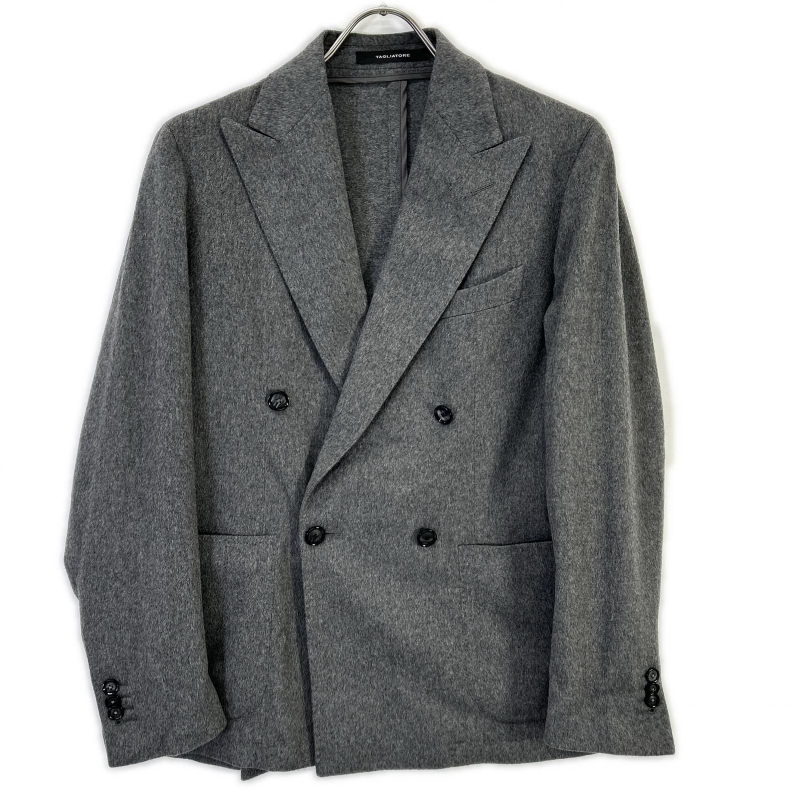 豊富な，定番 TAGLIATORE タリアトーレ G-WESTON2DK グレー カシミヤ