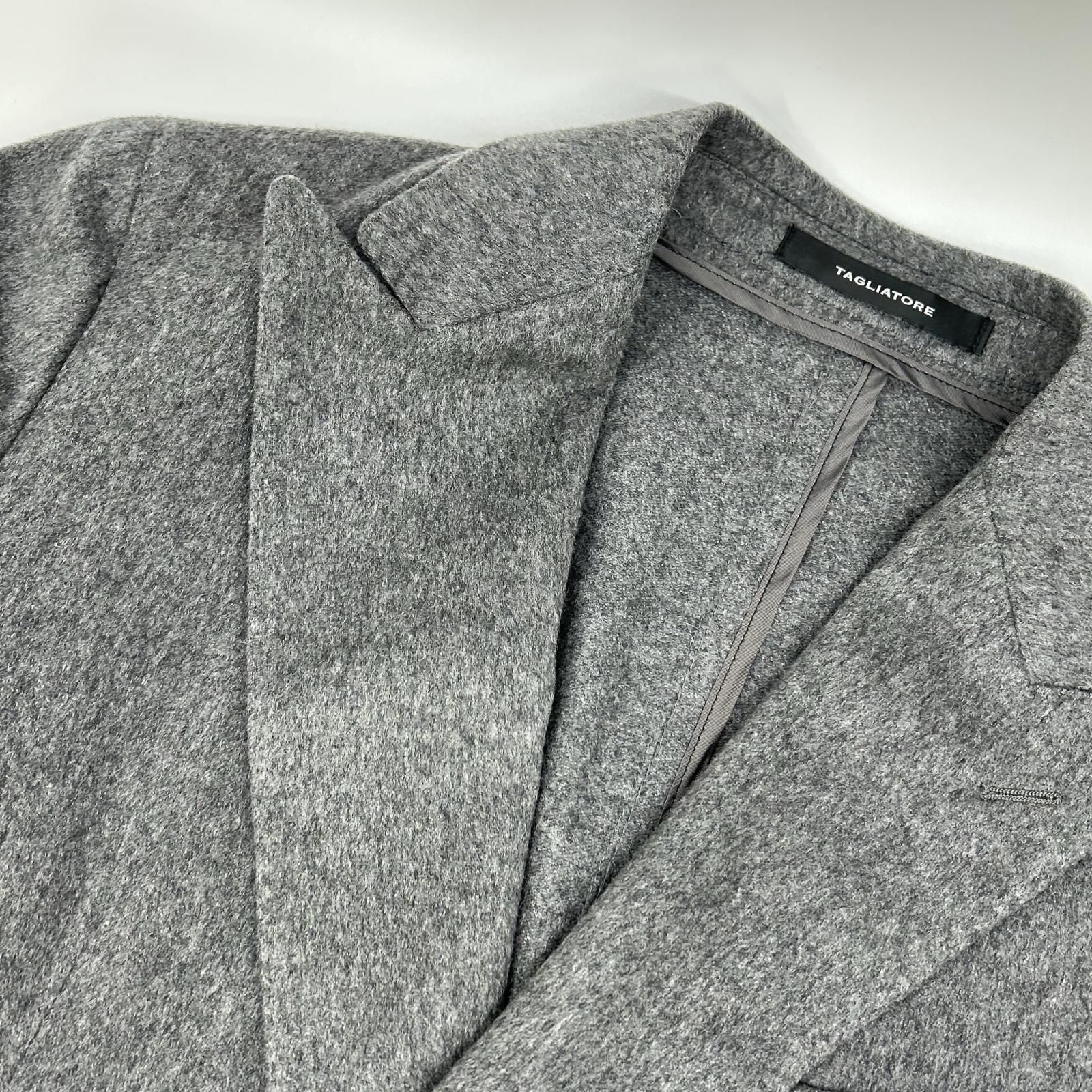TAGLIATORE タリアトーレ グレー ビジネスジャケット size 46 豊富な，定番 TAGLIATORE タリアトーレ G-WESTON2DK グレー カシミヤ