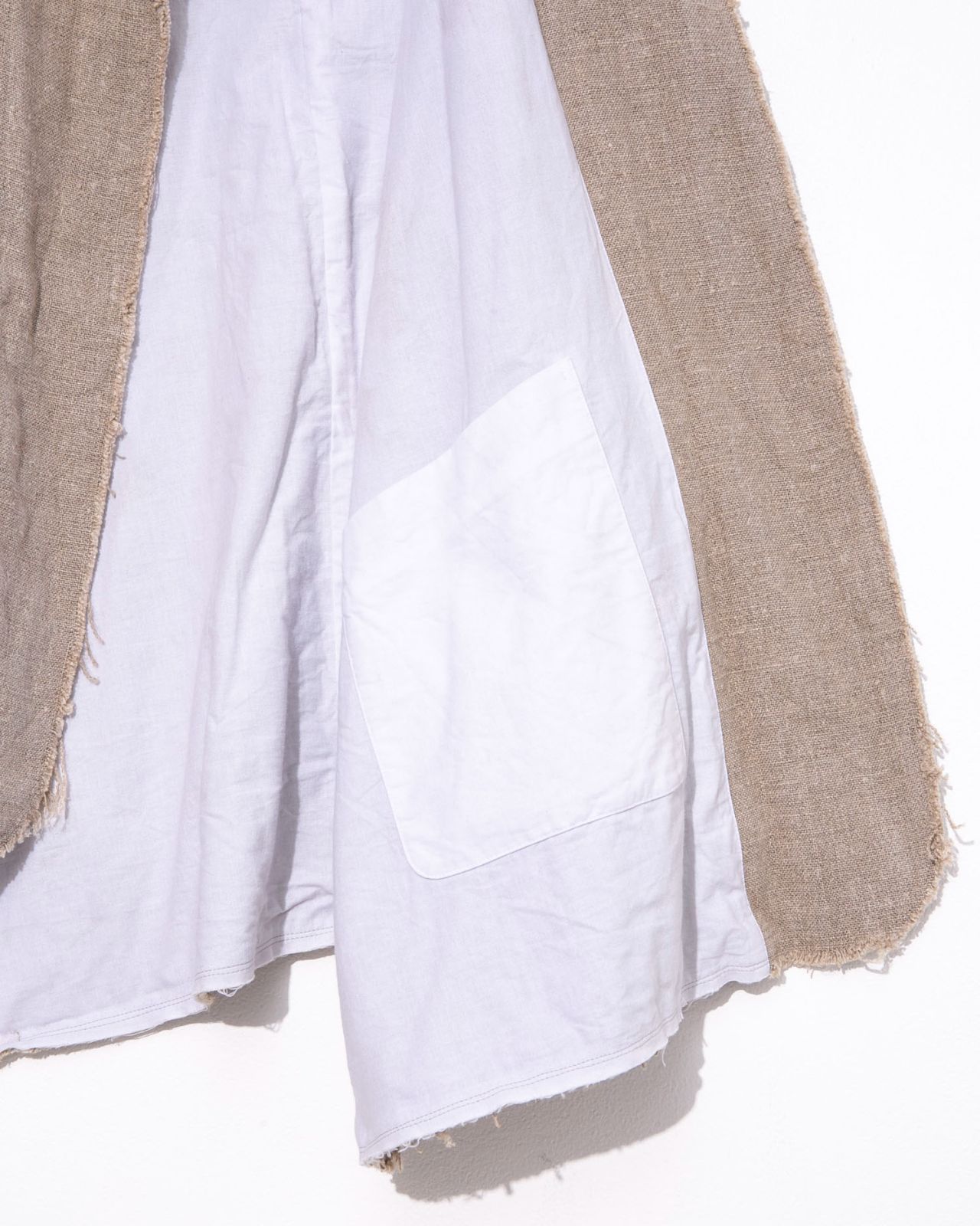 COMME des GARCONS コムデギャルソン リネン変形ベストGQ