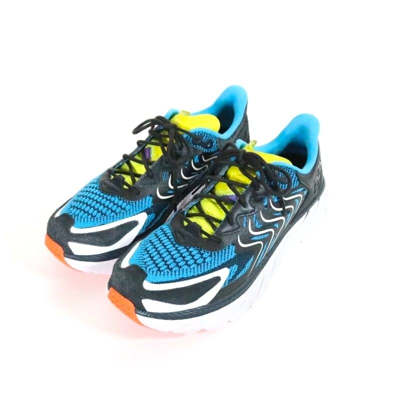 【中古B】28.5cm ホカ クリフトン エルエス HOKA CLIFTON LS 1141550-bdvb BLACK/DIVA BLUE アトモス メンズ スニーカー
