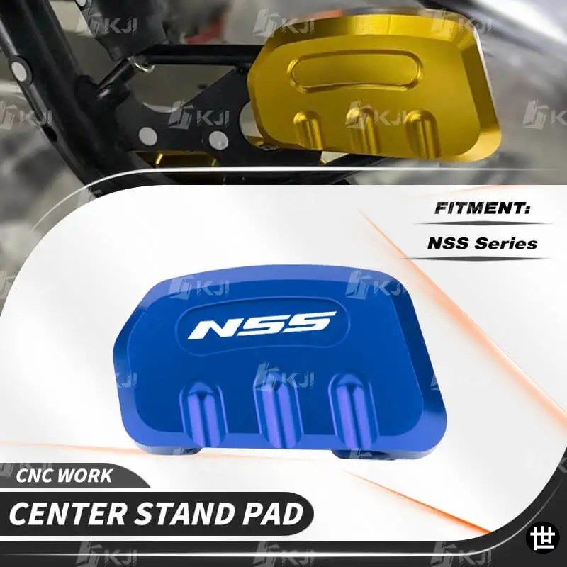 ホンダ FORZA NSS 350/300/250/125/150 2001年以降モデル用 センタースタンドサポート センタースタンドフット キックスタンド シューパッド アクセサリーパー