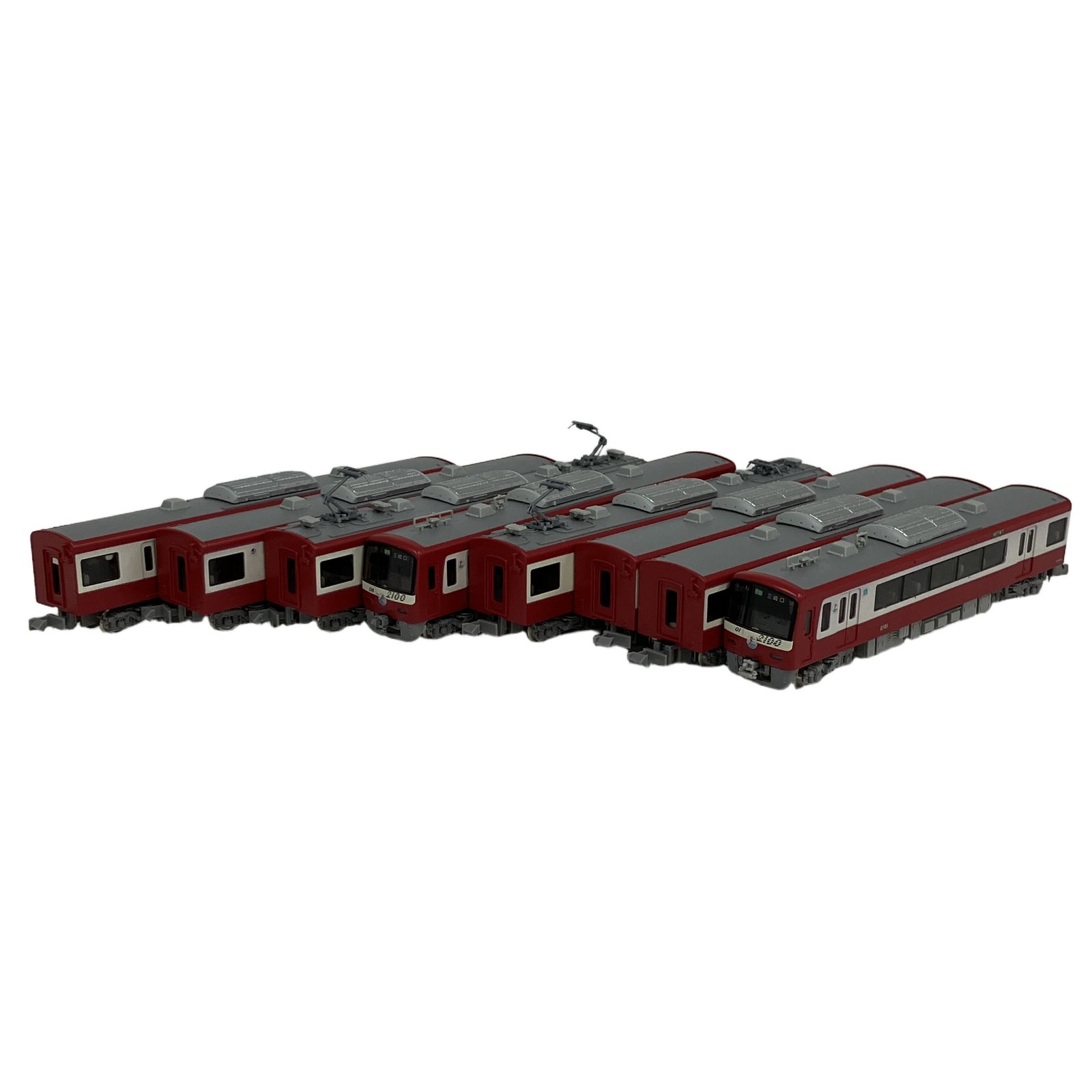 メーカー不明 京急 2100形 8両セット Nゲージ 鉄道 模型 ジャンク O11227954