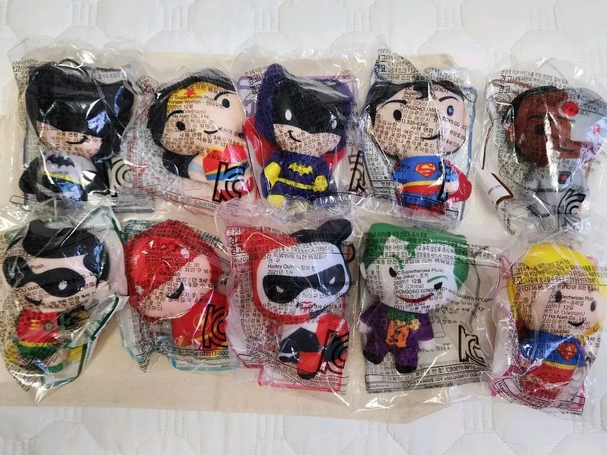 DCコミックス ハッピーセット ジャスティス・リーグ PLUSH ぬいぐるみ セット