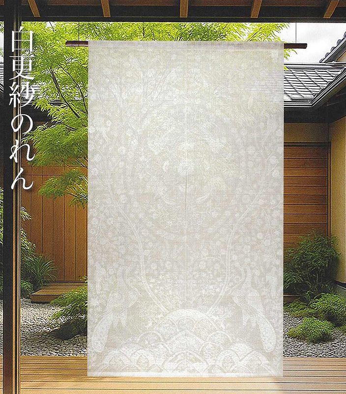 万葉舎　芭蕉織のれん のれん 芭蕉織 万葉舎 88cm×150cm