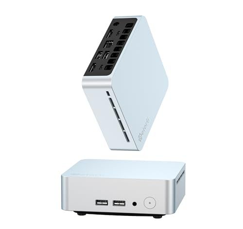 Getorli ミニpc Ryzen 5 3550H搭載 mini pc - 最大3.7GHz 4コア8スレッド【性能はN100/N150を上回ります】 WiFi6/Bluetooth5.3対応 3画面出力対応 デュアルHDMI Type-C b1747c87