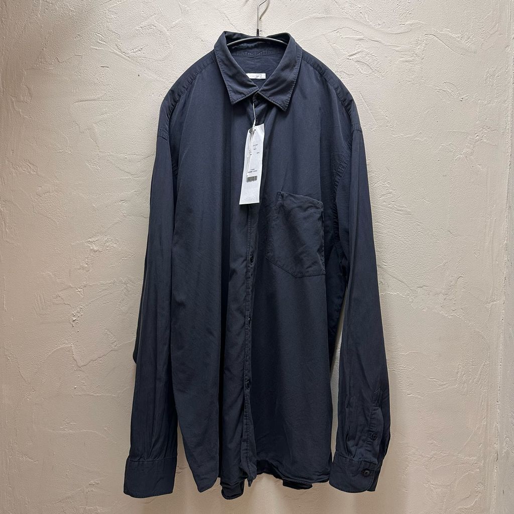 COMOLI コモリ 25AW COMOLI SHIRT 長袖シャツ C03-02001 ネイビー size:3【代官山B05】