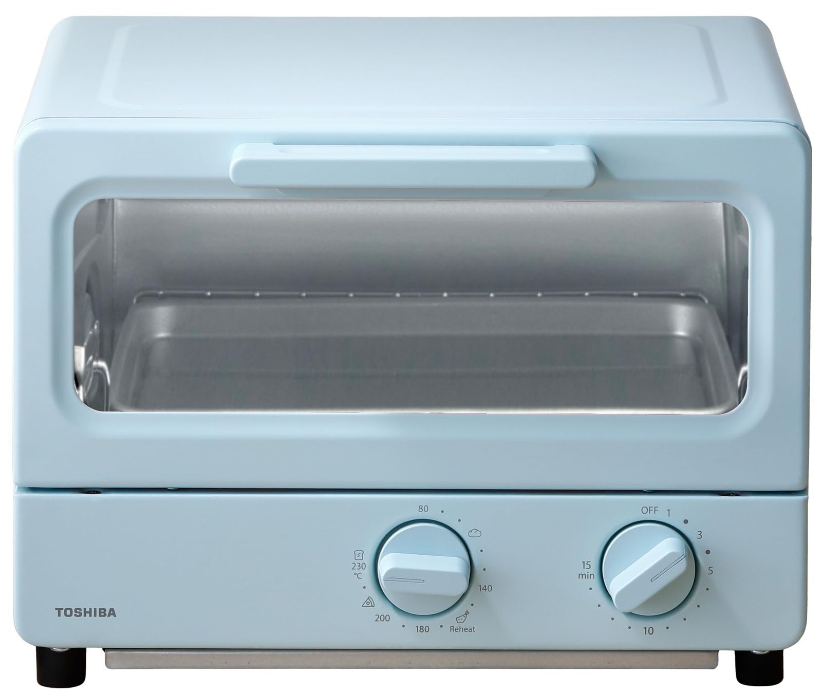 TOSHIBA(東芝) トースター オーブントースター 2枚焼き HTR-PZ3(G) ミントグリーン 温度調節機能付き 受皿付き タイマー15分″mn 8d2f9d1f