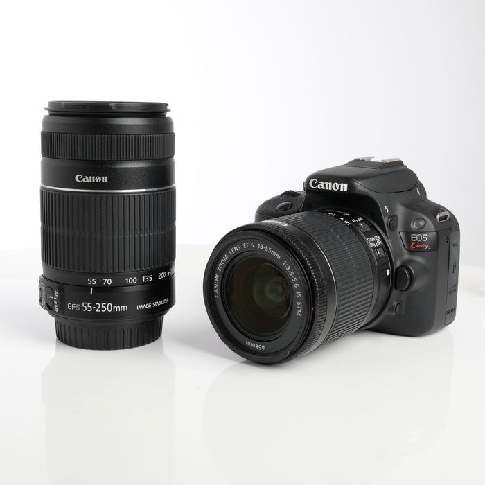【中古】(キヤノン) Canon EOS KISS X7 ダブルズームキツト