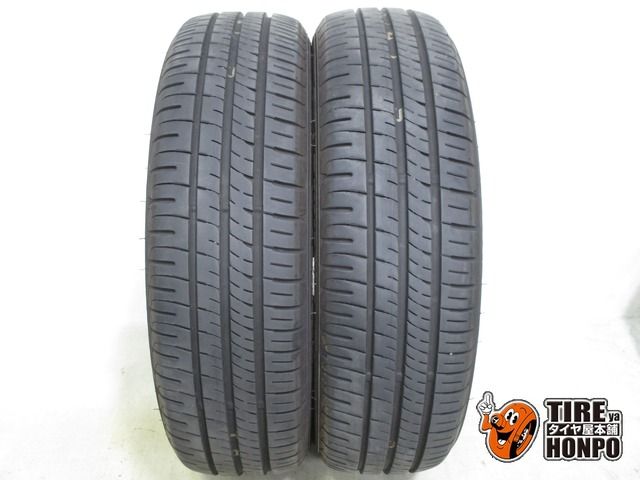 【中古 夏用】 165/60R15 77H 2本セット ダンロップ エナセーブEC204 サマータイヤ 中古タイヤ