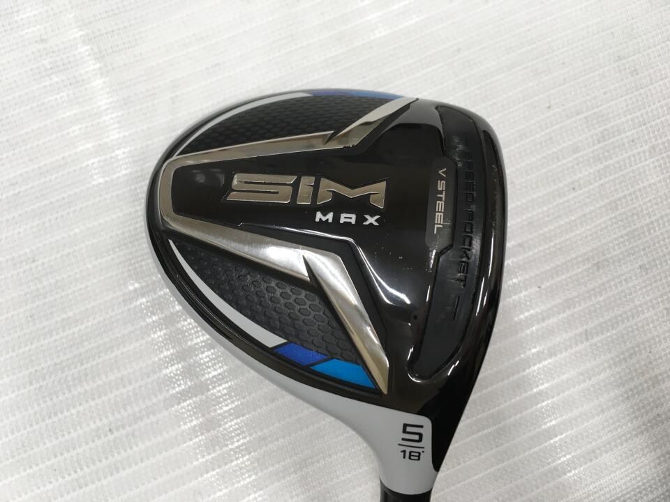 テーラーメイド　SIM MAX　18度　TENSEI BLUE TM50　Sフレックス　フェアウェイウッド　中古　ゴルフドゥ！水戸店【最短即日発送】