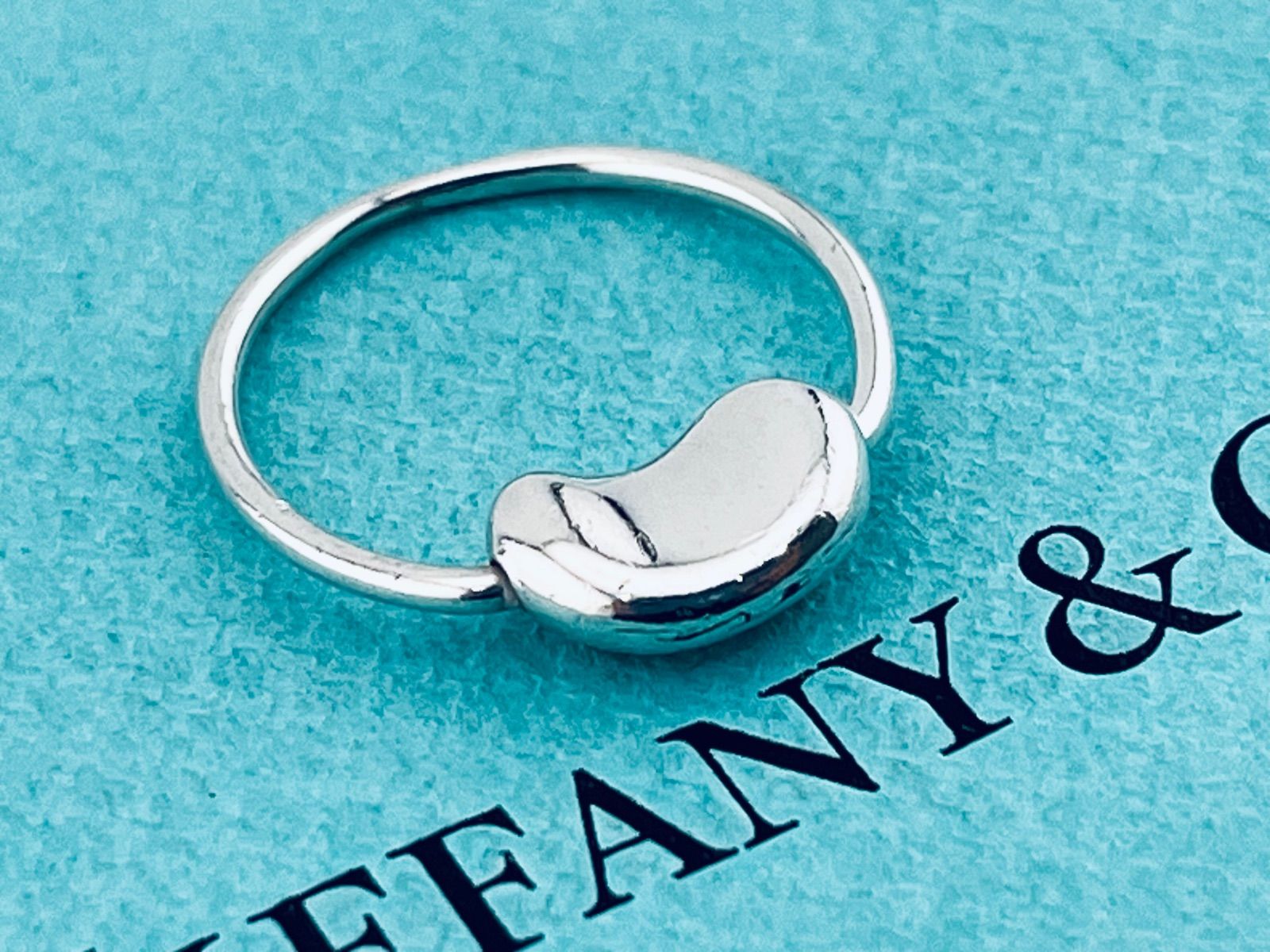 a262 Tiffany&Co. ティファニー ビーン リング シルバー 925 約9号