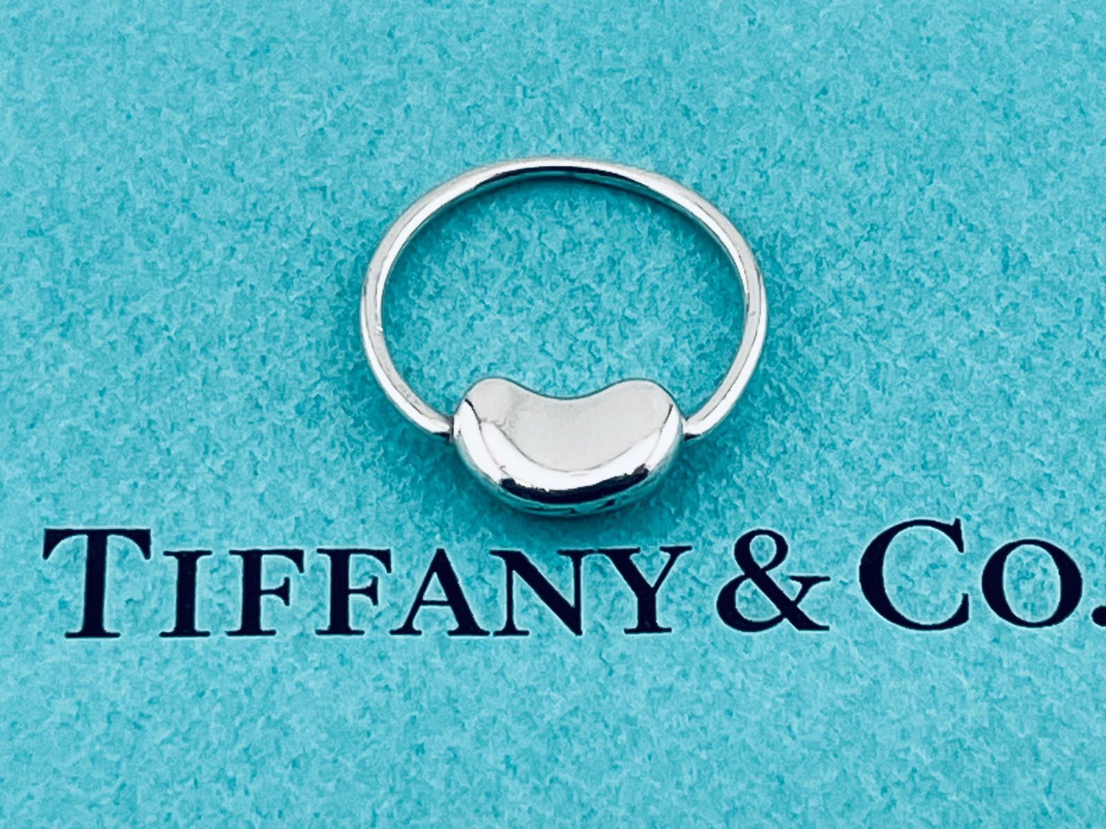 a262 Tiffany&Co. ティファニー ビーン リング シルバー 925 約9号