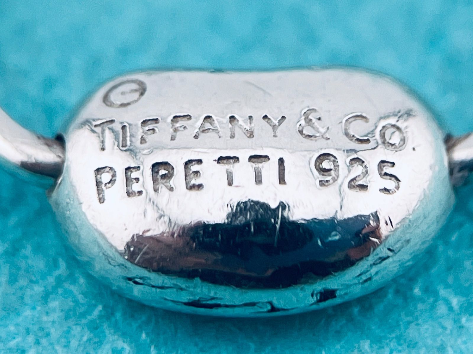 a262 Tiffany&Co. ティファニー ビーン リング シルバー 925 約9号
