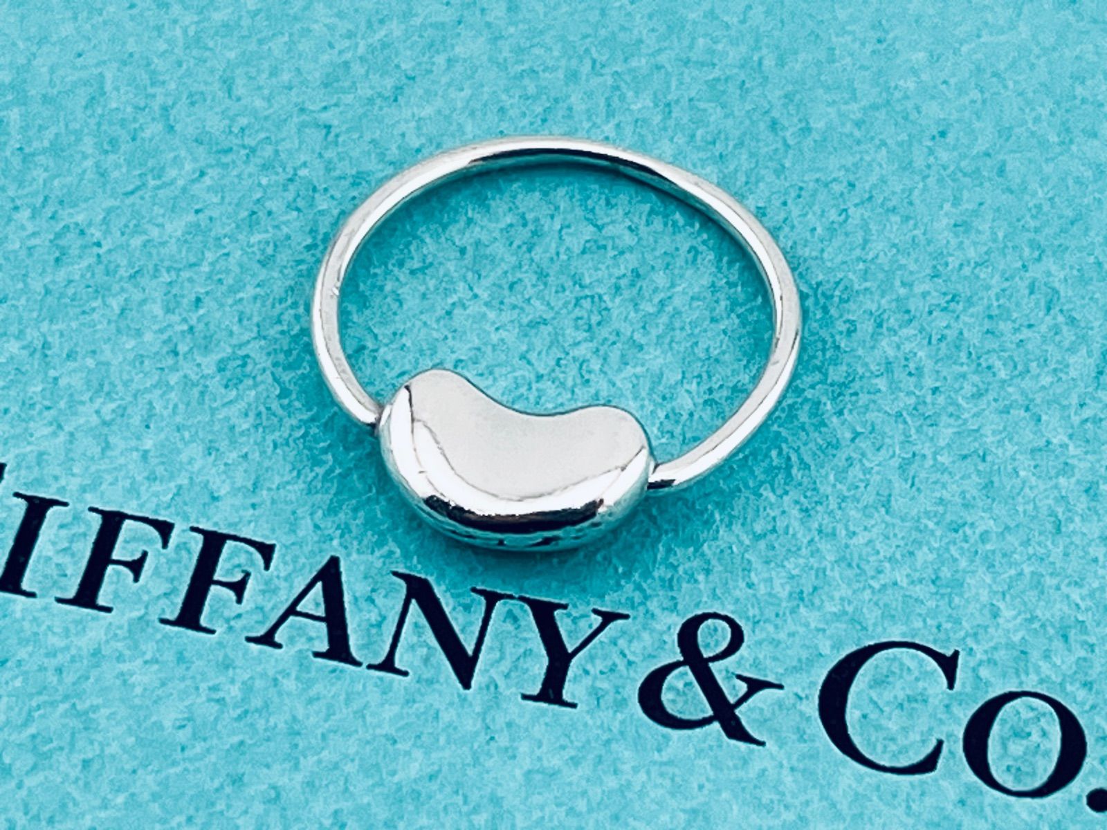 a262 Tiffany&Co. ティファニー ビーン リング シルバー 925 約9号