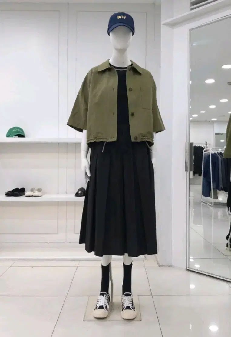 23年式 TOMBOYスタジオ) ハーフスリーブ ドローストリング アウター 7,782円