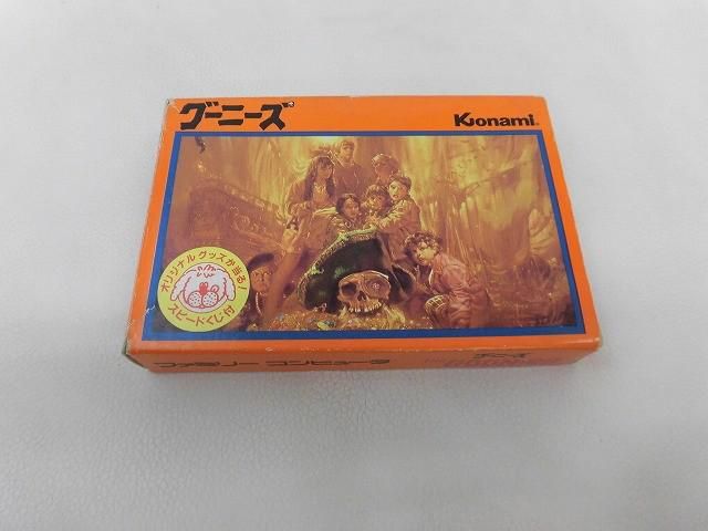 中古品 ゲーム ファミコン ソフト グーニーズ 箱・取扱説明書付き