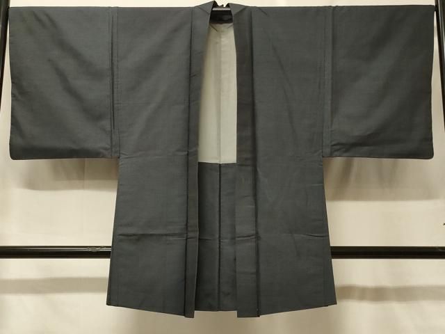 平和屋着物#男性 本場大島紬 長羽織 80亀甲 総詰め 正絹 逸品 CABF9112in