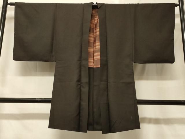平和屋着物＃男性　長羽織　赤墨色　正絹　逸品　CABF9115in 平和屋着物＃男性 長羽織 赤墨色 正絹 逸品 CABF9115in - メルカリ