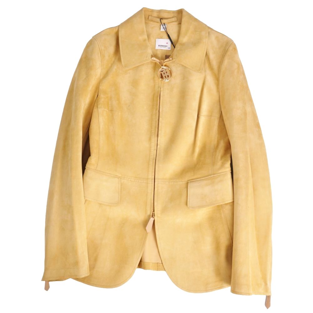 未使用 バーバリー BURBERRY ジャケット レザージャケット スエードレザ