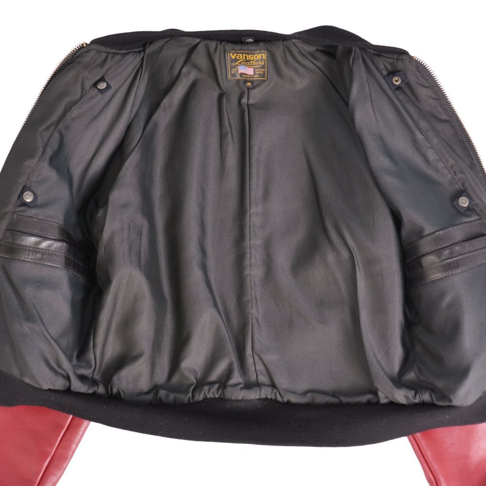 美品 バンソン VANSON ジャケット TJP レザージャケット ライダース