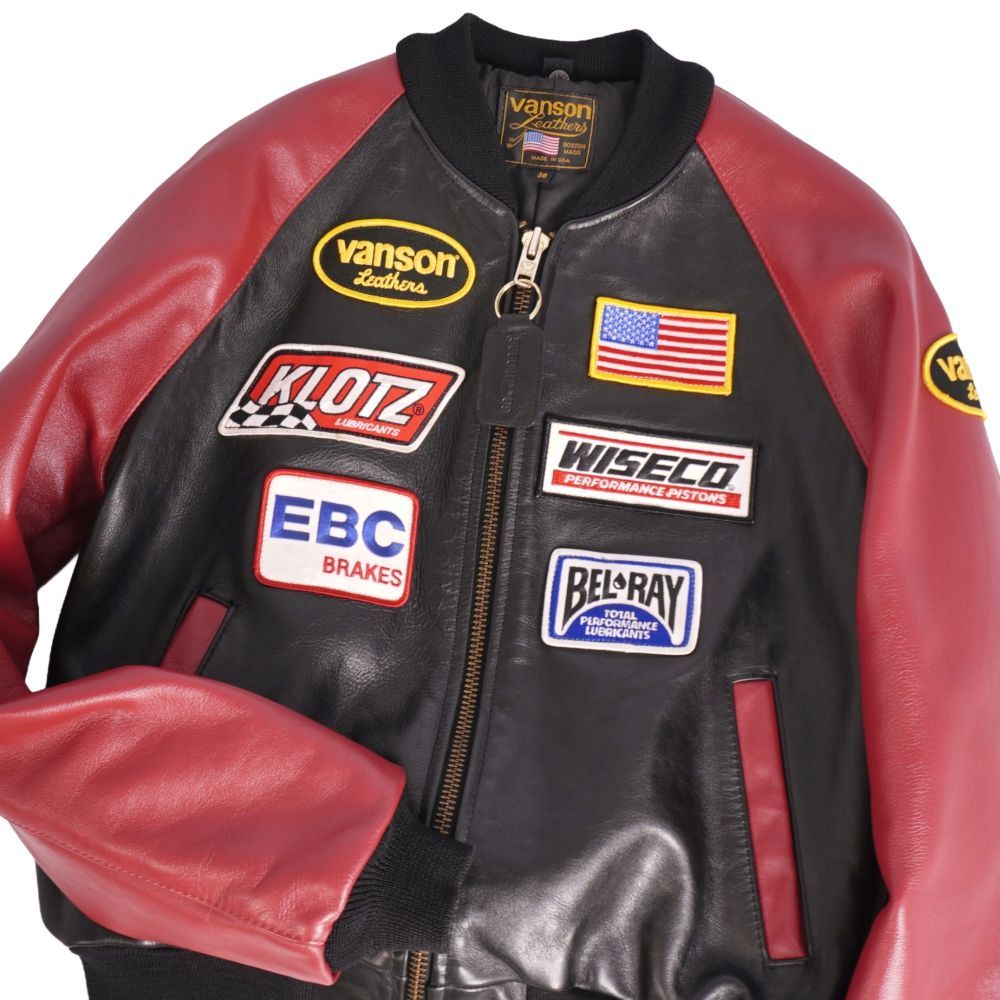 美品 バンソン VANSON ジャケット TJP レザージャケット ライダース